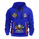 Custom US Navy Ranks Quarter Zip Hoodie TQZ05