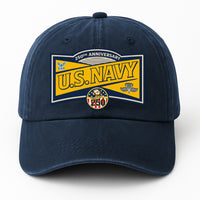 Custom Ranks & Text Premium Washed Denim Cap DC016