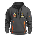 Personalized US Navy Quater Zip Hoodie JQZ01