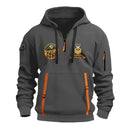 Personalized US Navy Quater Zip Hoodie JQZ03