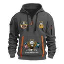Custom US Navy Ranks Quarter Zip Hoodie TQZ05