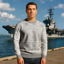 Personalized US Navy Christmas Ugly Sweater TUST08