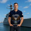 US Navy Polo Shirt – "Honor – Courage – Commitment" Polo