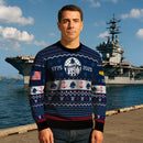 Personalized US Navy Christmas Ugly Sweater UST003
