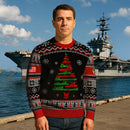 America's Navy 250 Christmas Ugly Sweater