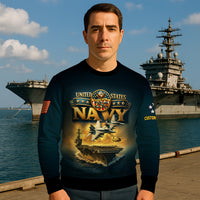 Personalized US Navy Sweatshirt JSTS03