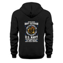 Custom US Navy Ranks Quarter Zip Hoodie TQZ02