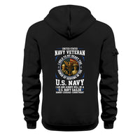 Custom US Navy Ranks Quarter Zip Hoodie TQZ02