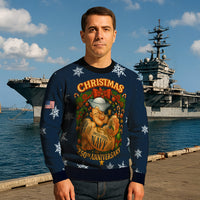 US Navy 250th Anniversary Christmas Ugly Sweater