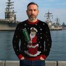 US Navy Satan Christmas Ugly Sweater