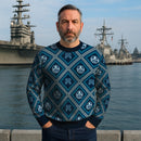 Personalized US Navy Christmas Ugly Sweater JUST10