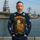 US Navy 250th Anniversary Christmas Ugly Sweater