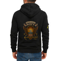 Personalized US Navy Quarter Zip Hoodie TQZ08