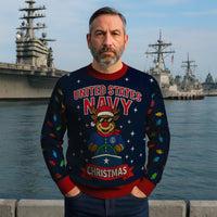 US Navy 1775 - 2025 Christmas Ugly Sweater
