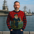 US Navy 250 Years Strong Christmas Ugly Sweater