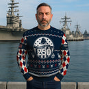 Personalized US Navy Christmas Ugly Sweater UST005