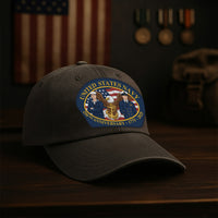 United Stetes Navy 250th Anivesary Premium Washed Denim Cap