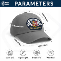 US Navy 250th Anivesary Premium Washed Denim Cap