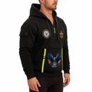 Custom US Navy Ranks Quarter Zip Hoodie TQZ01