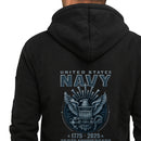 Personalized US Navy Quarter Zip Hoodie TQZ07