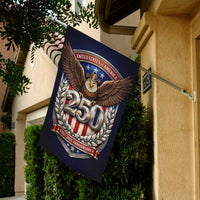 USA 250 Anniversary Garden Flag 1776–2026 Patriotic Eagle Shield Decor