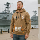 Custom US Navy Ranks Quarter Zip Hoodie TQZ03