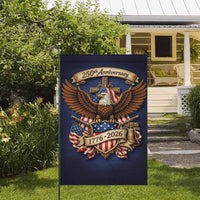 America 250 Garden Flag Patriotic Eagle Liberty Bell Cross 1776-2026 Anniversary