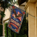 America 250 Semiquincentennial Garden Flag Patriotic Eagle Decor