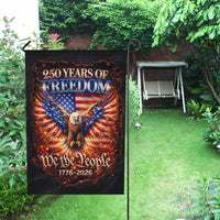 250 Years of Freedom Garden Flag 1776–2026 We The People Patriotic Decor