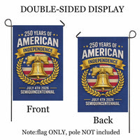 July 4th 2026 Garden Flag – 250 Years American Independence