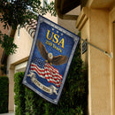 USA 250 Years Garden Flag – 1776–2026 Patriotic Eagle Decor