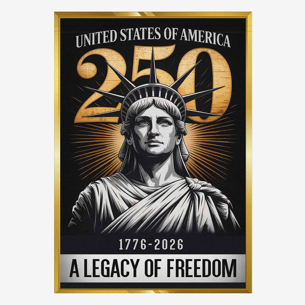America 250 House Flag ΓÇô United States 1776ΓÇô2026 Legacy of Freedom