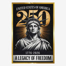 America 250 House Flag ΓÇô United States 1776ΓÇô2026 Legacy of Freedom