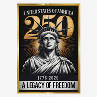 America 250 House Flag ΓÇô United States 1776ΓÇô2026 Legacy of Freedom