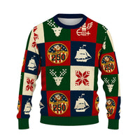 US Navy 250 America Christmas Ugly Sweater