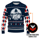Personalized US Navy Christmas Ugly Sweater UST005