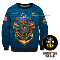 Personalized US Navy Sweatshirt TSTS03