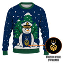 Personalized US Navy Christmas Ugly Sweater TUST16