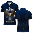 US Navy Polo Shirt – "Honor – Courage – Commitment" Polo