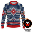 Personalized US Navy Christmas Ugly Sweater TUST09