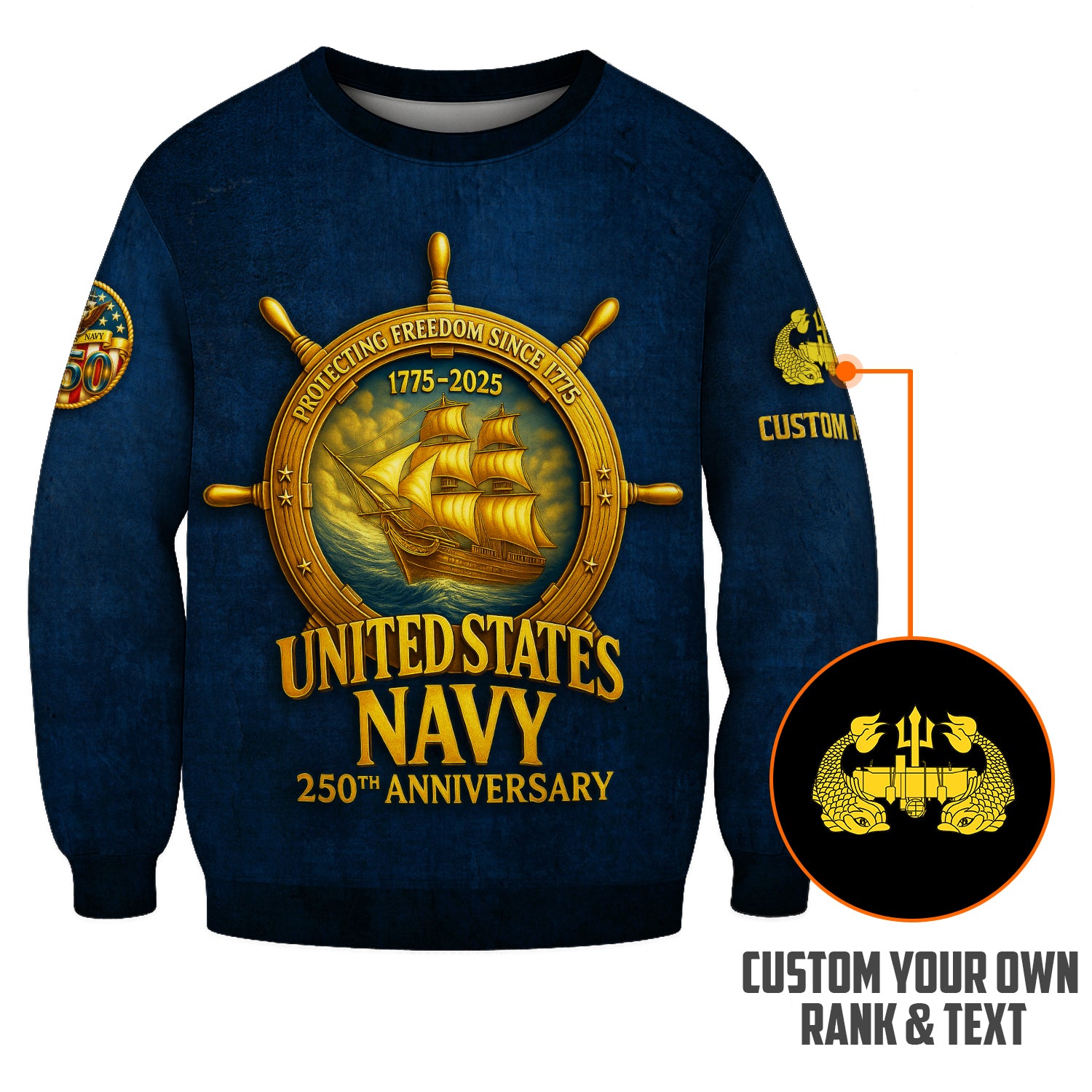 Personalized US Navy Sweatshirt JSTS08