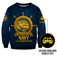 Personalized US Navy Sweatshirt JSTS08