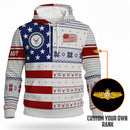 Personalized US Navy Hoodie 3D All Over Print JH3D05