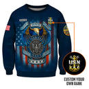 Personalized US Navy Sweatshirt TSTS02