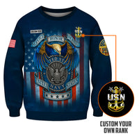 Personalized US Navy Sweatshirt TSTS02