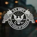 US Navy 250 Years Of Service Stickers