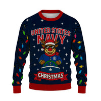 US Navy 1775 - 2025 Christmas Ugly Sweater