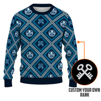 Personalized US Navy Christmas Ugly Sweater JUST10