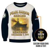 Personalized US Navy Sweatshirt JSTS04