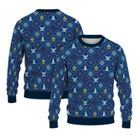 Personalized US Navy Christmas Ugly Sweater UST017